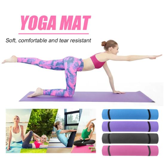 5mm Thick Yoga Mat with Bag